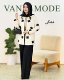 ست کت شلوار لیزری زنانه جنس مازراتی