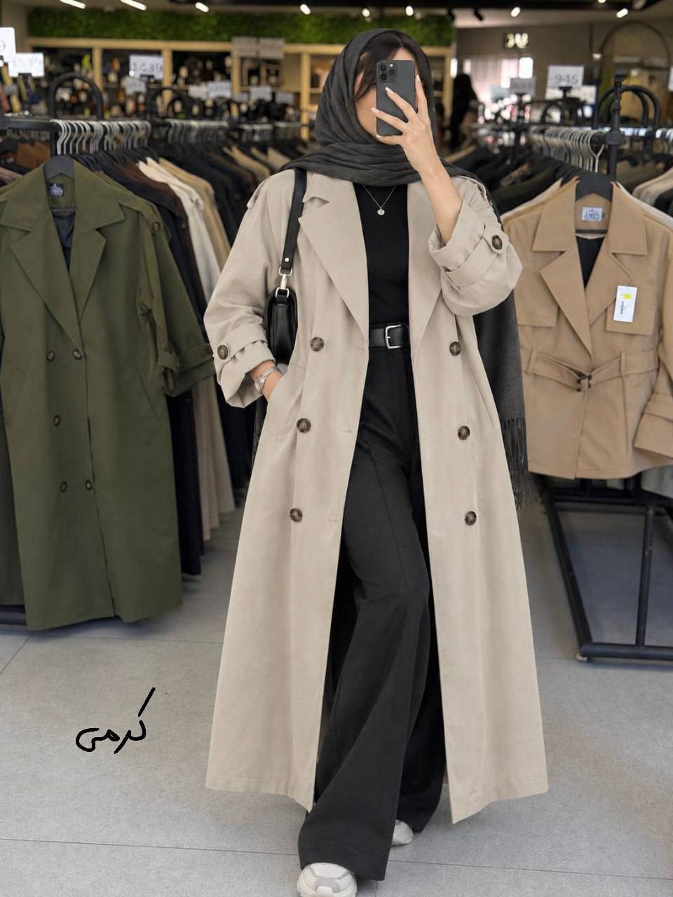 مانتو بارونی زنانه  تی سی آستردارخزان