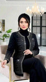 ست کت شلوار مجلسی زنانه کرپ مازراتی اعلا بانگین پرسی بدون ریزش خوشه