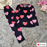 ست پایبزه مخمل وارداتی نرم و لطیف قلبی