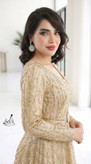 ماکسی مجلسی زنانه جنس شاین برجسته مدل پریزاد